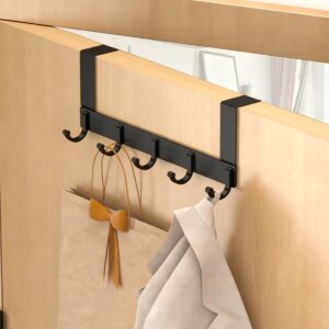 5-Hook Punch-Free Wall-Mounted Door Hanger Rack
